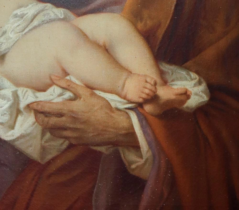 San Giuseppe col Bambino - dettaglio